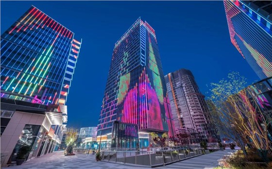 央視上海國際傳媒港亮化工程2-信達電通