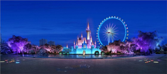 石景山游樂(lè)園夜景設(shè)計(jì)