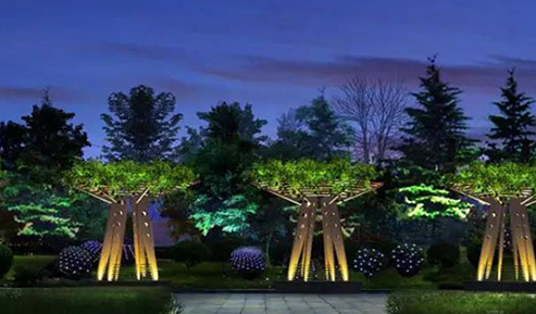 景觀照明中泛光燈、射燈、埋地燈的應(yīng)用