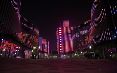 國內首次！LED視頻燈條在景觀照明中被大量使用