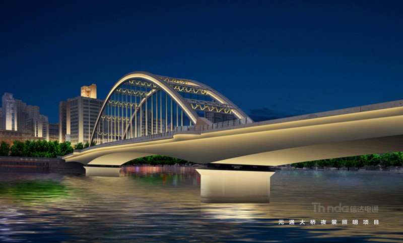 橋梁亮化，打造城市的靚麗名片